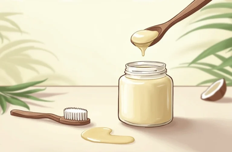 Aceite de Coco para blanquear los dientes